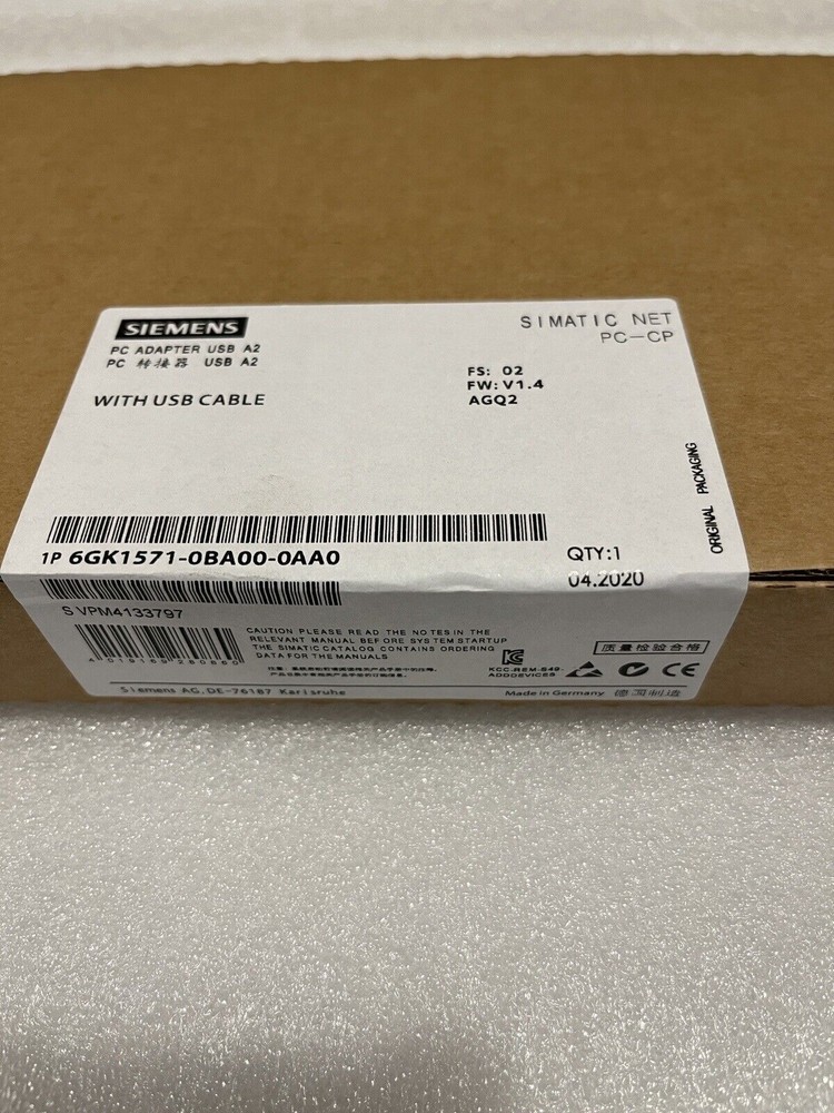 1PC New Siemens 6GK1571-0BA00-0AA0 PLC Programming Adapter 6GK1 571-0BA00-0AA0