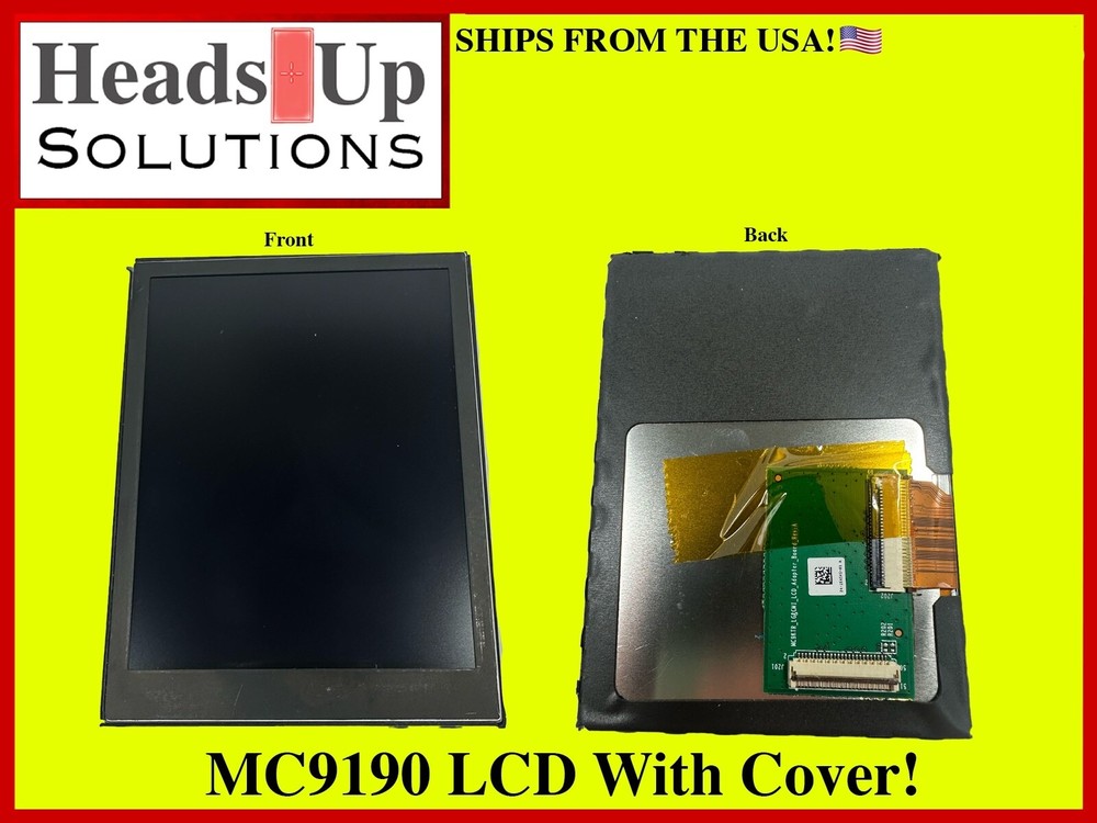 MC9190 Symbol LCD Display & Flex Cable - Black FRAME Cover! *Refurbished*🔥⚡️