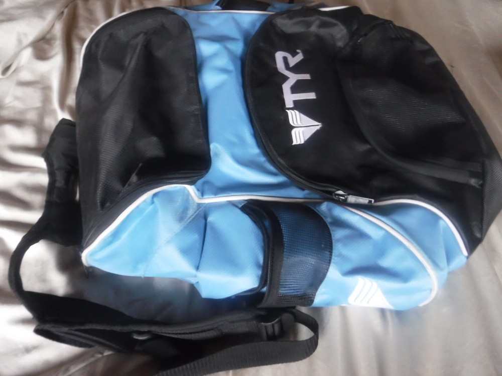 TYR Light Blue Blue Back pack Pre Owned