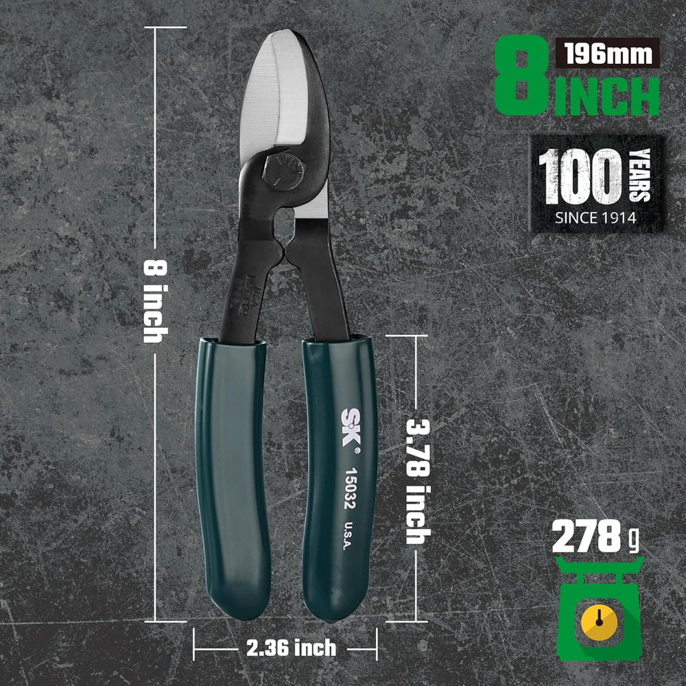 Tools USA Battery Cable Cutting Pliers, 8" | 15032
