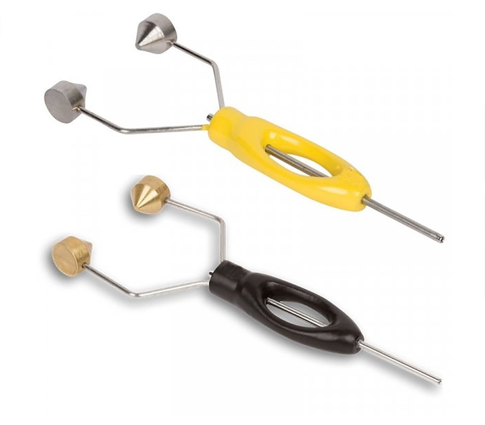 Fly Tying Tool Ceramic Lined ERGO Yellow Bobbin Holder