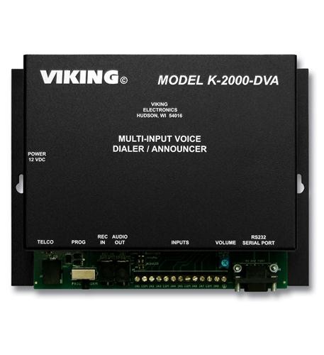 Viking K-2000-DVA Multi-Input Voice Dialer/Announcer 60 Second Record Time