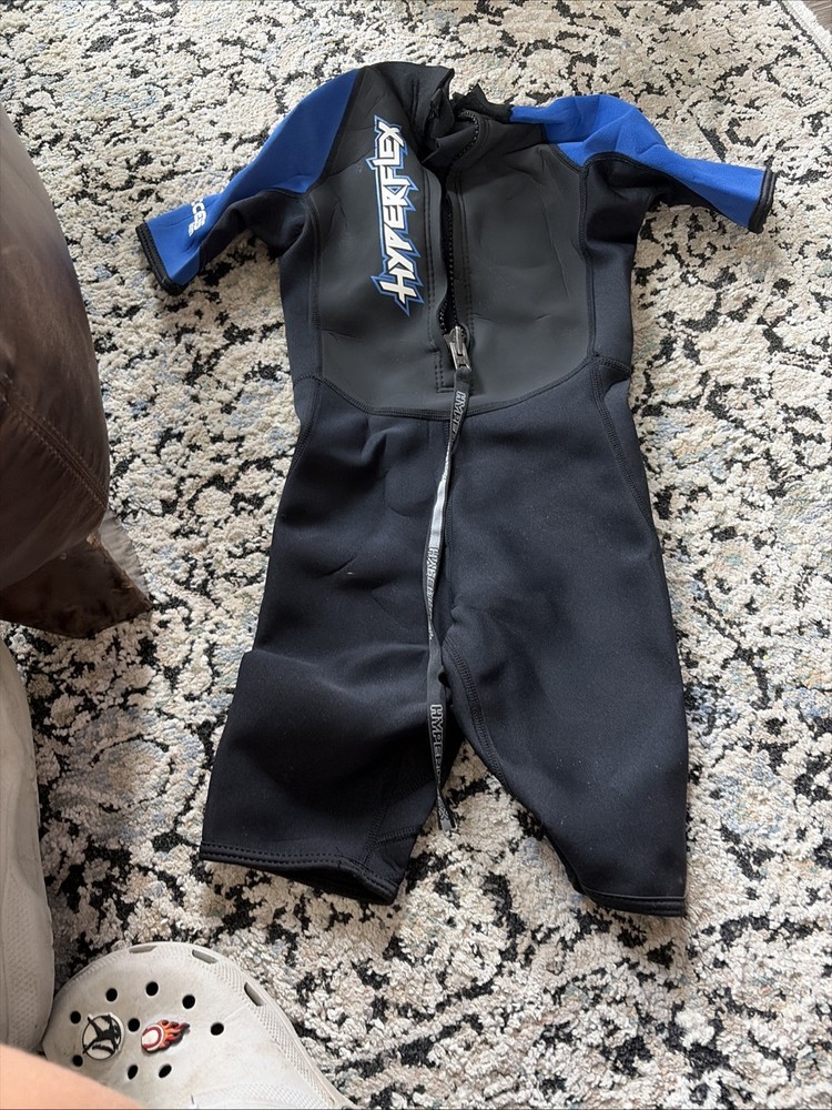 A Hyperflex Spring Wetsuit. Blue And Black. Size Child’s 10