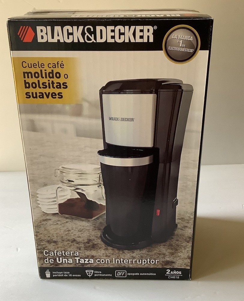 BLACK+DECKER CM618 Single Serve Coffeemaker NEW