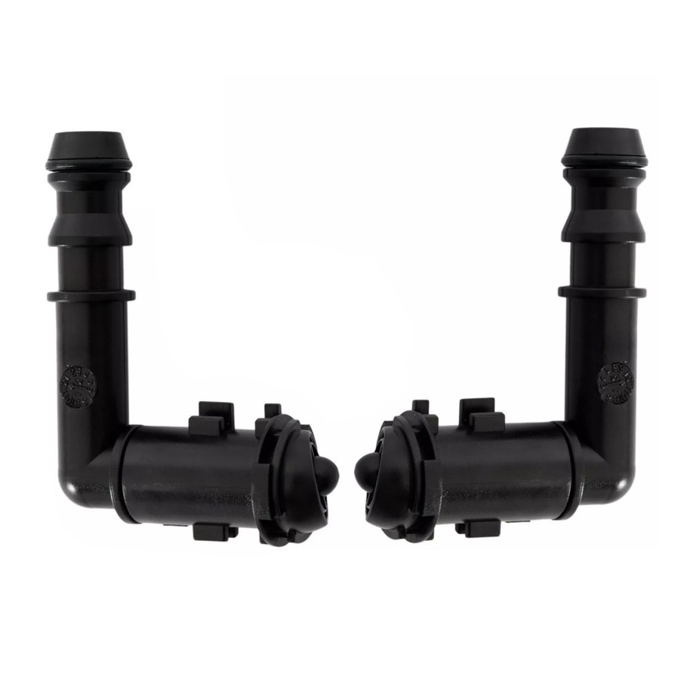Pair Front Bumper Headlight Washer Nozzle Spray Replacement For CTS 2008 2009