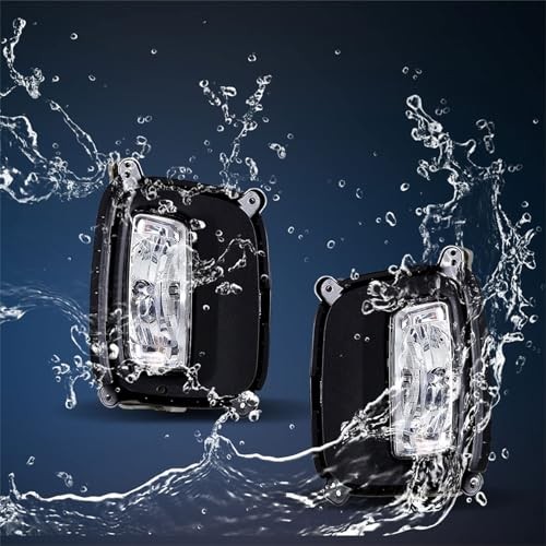 2-Pack Front Fog Light Assembly Driver and Passenger Side Replacement for So