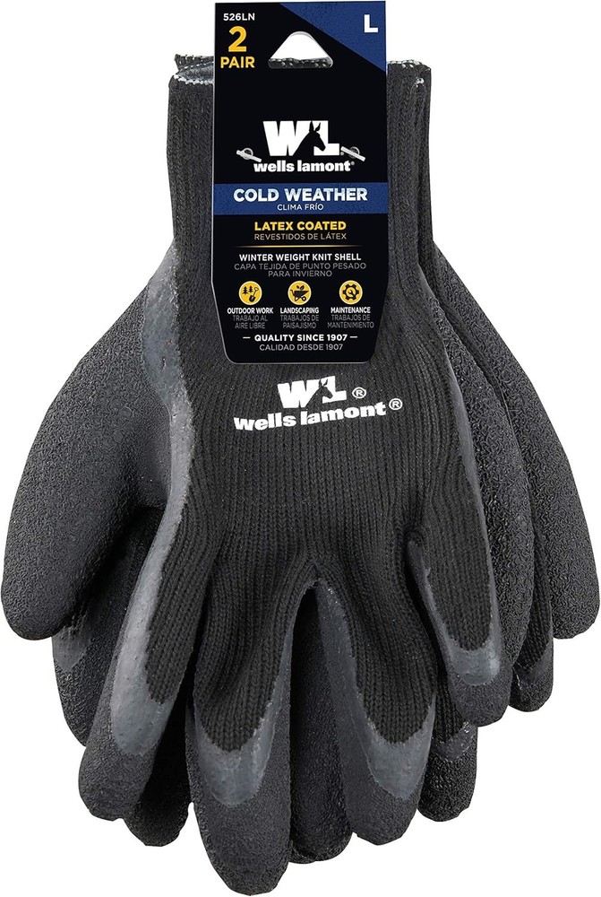 Cold Weather Latex Work Gloves