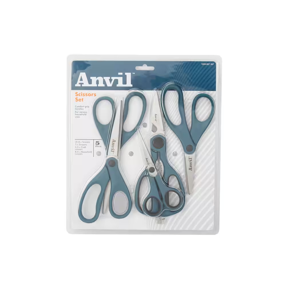 Straight Scissors 5-Piece