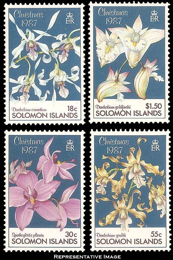 Solomon Islands Scott 598-601 Mint never hinged.