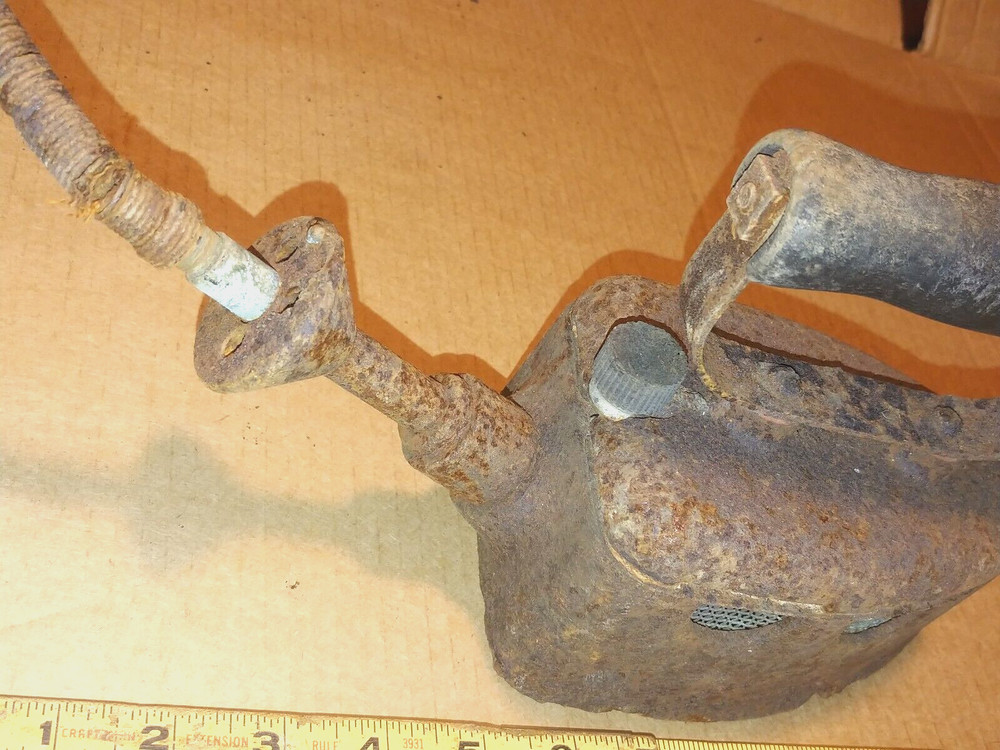 Antique Cast Iron Steam Iron