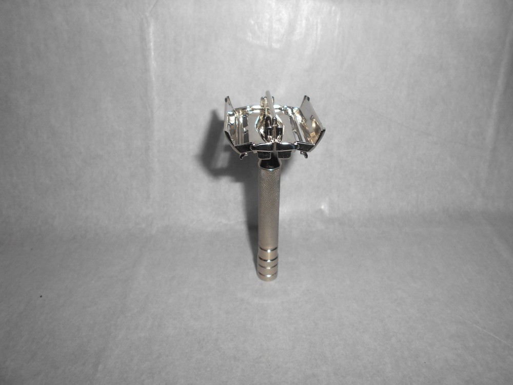 Gillette Ranger Tech 1941 DE TTO Refurbished Replated Nickle 2