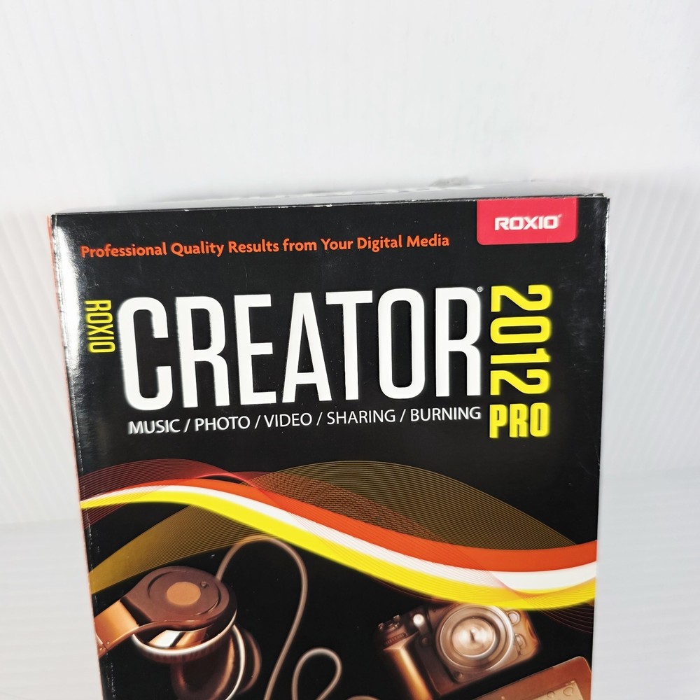 Roxio Creator 2012 Music- Photo Video Sharing Burning Software - Complete