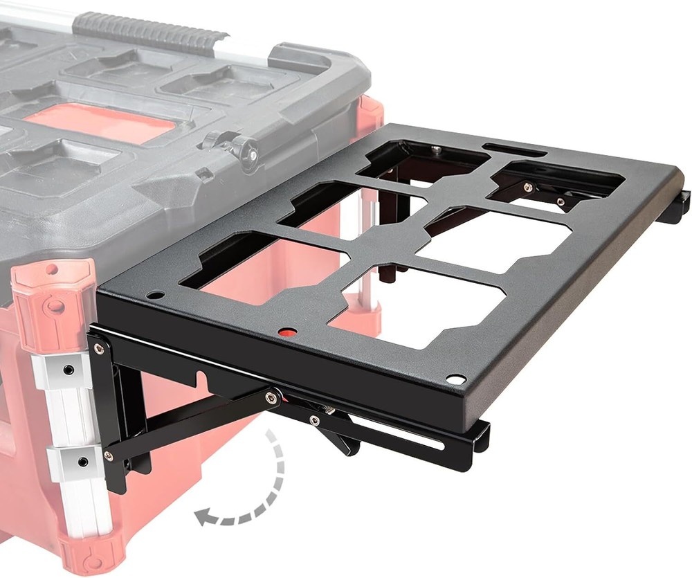 Folding Packout Mount for Milwaukee Packout Toolbox Side Storage