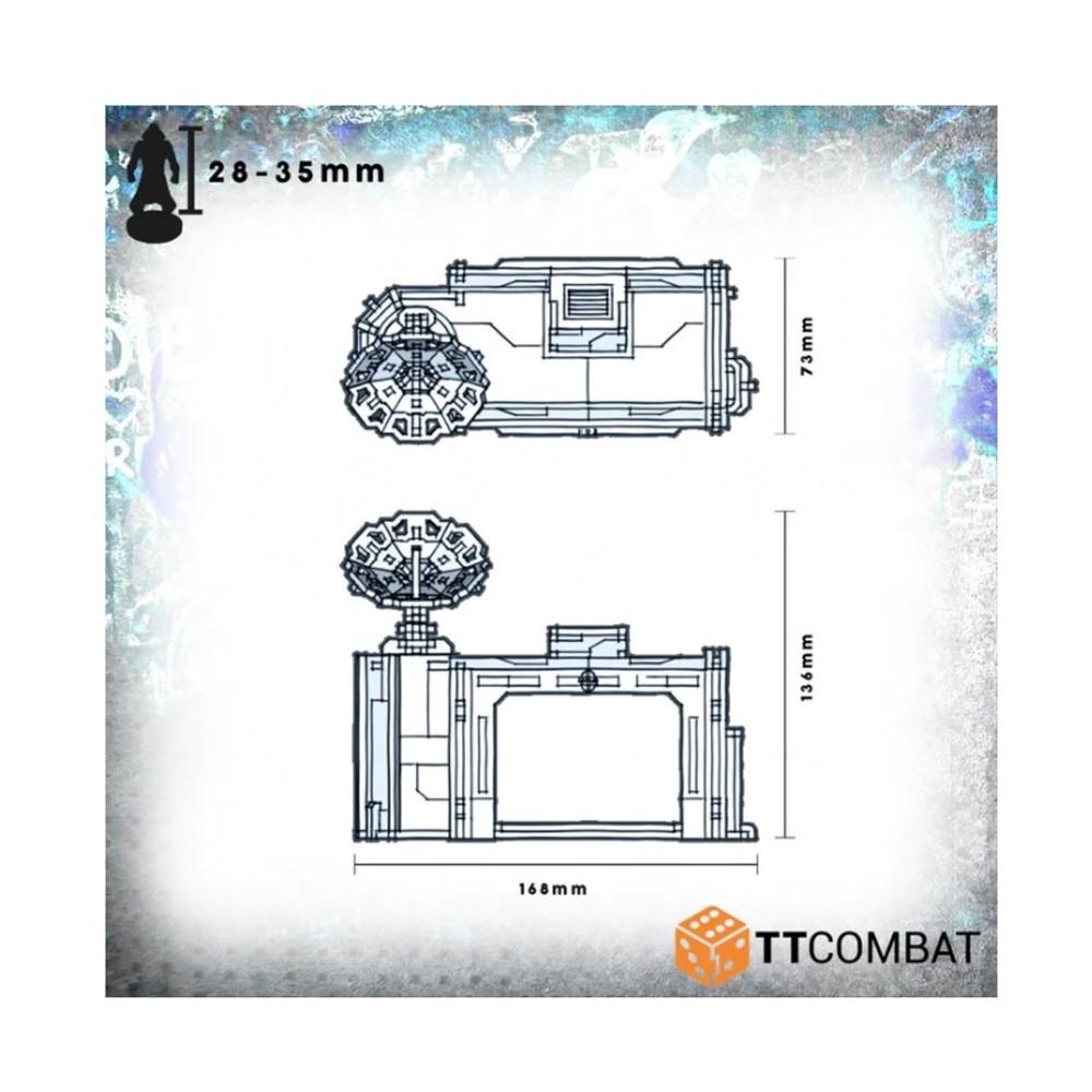 TT Combat Terrain 32mm Spaceport Pack SW (New)