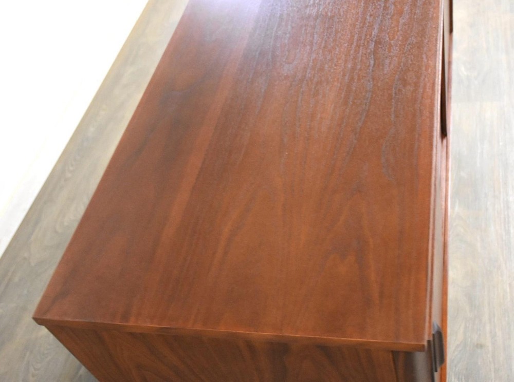 Refinished 57” Walnut Sideboard Credenza