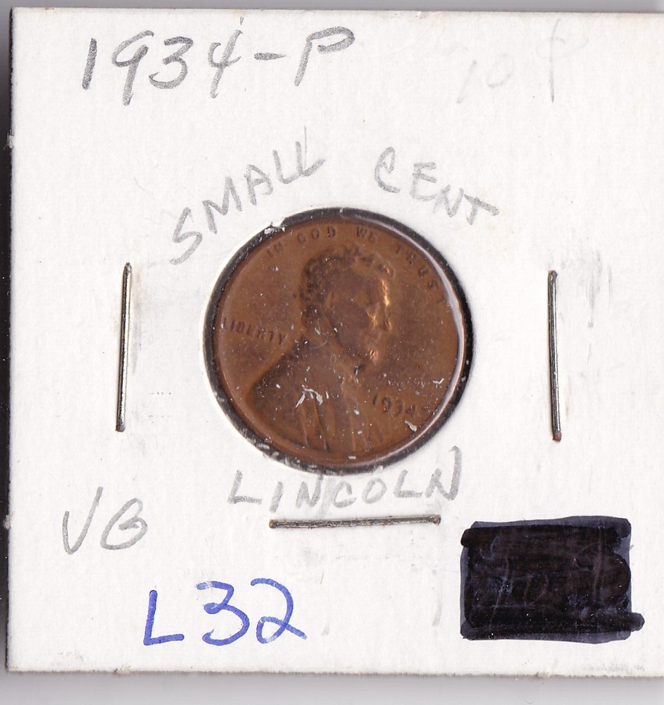 1934 Lincoln Cent L32