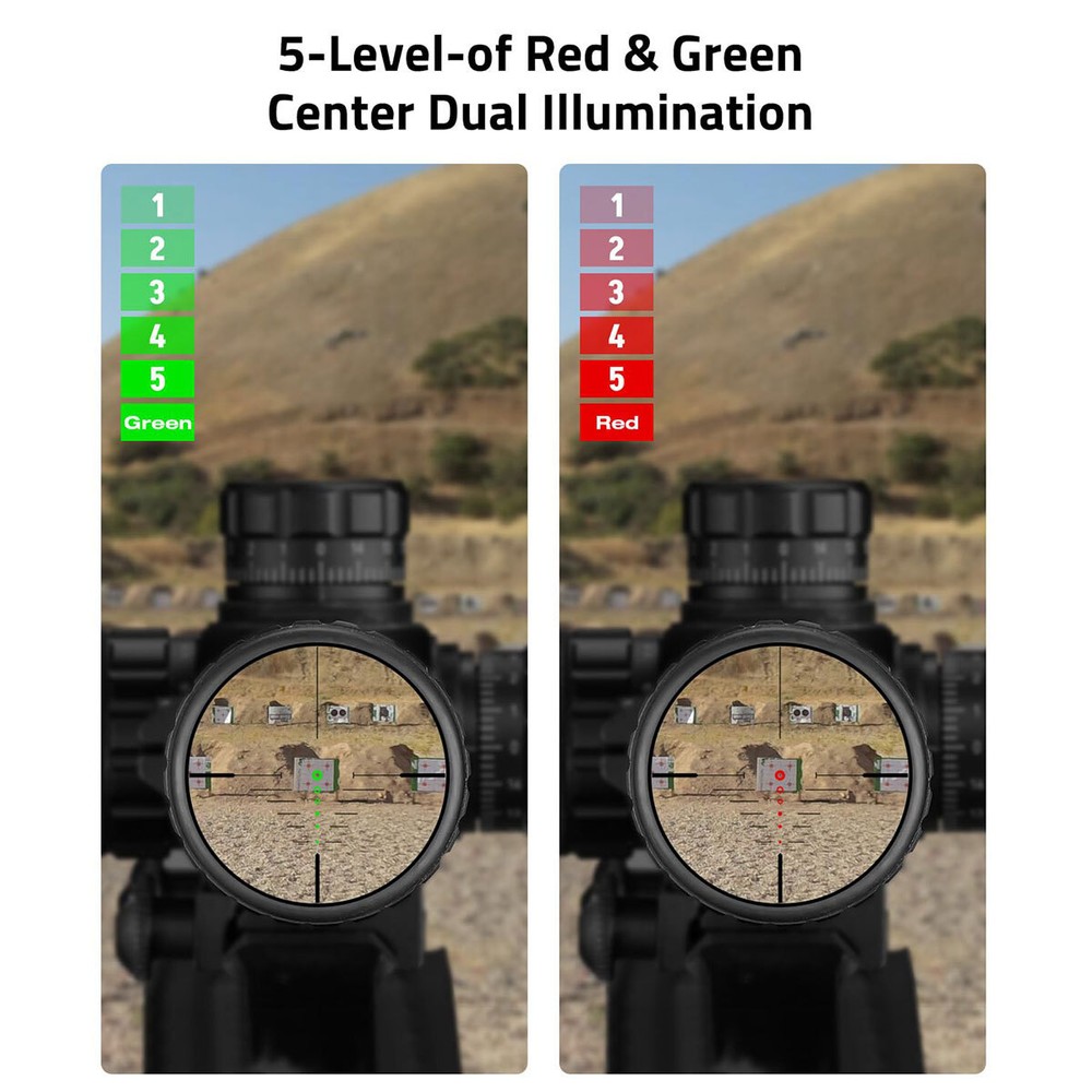 4X32 Compact Crossbow Scope Illuminated Rangefinder Archery Bow Scope with Mount