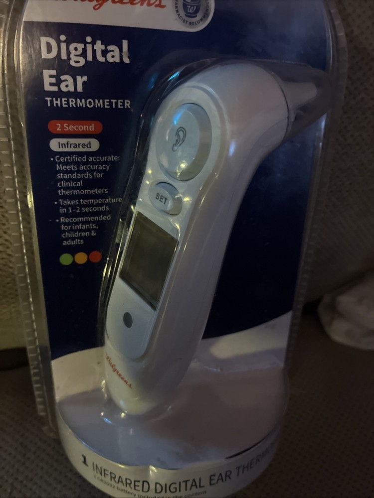New Walgreens Ear Digital Thermometer Memory Infants