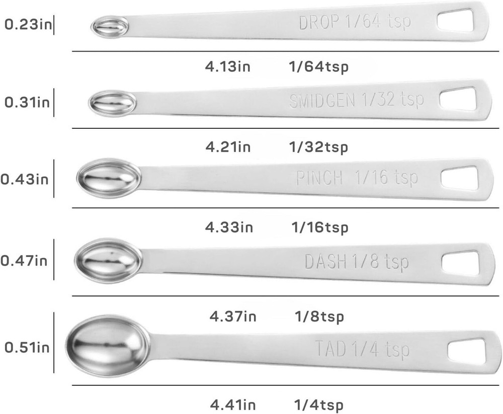 18PCS Measuring Cups and Spoons Set, Include 7 Nesting Measuring Cups, 6 Meas...