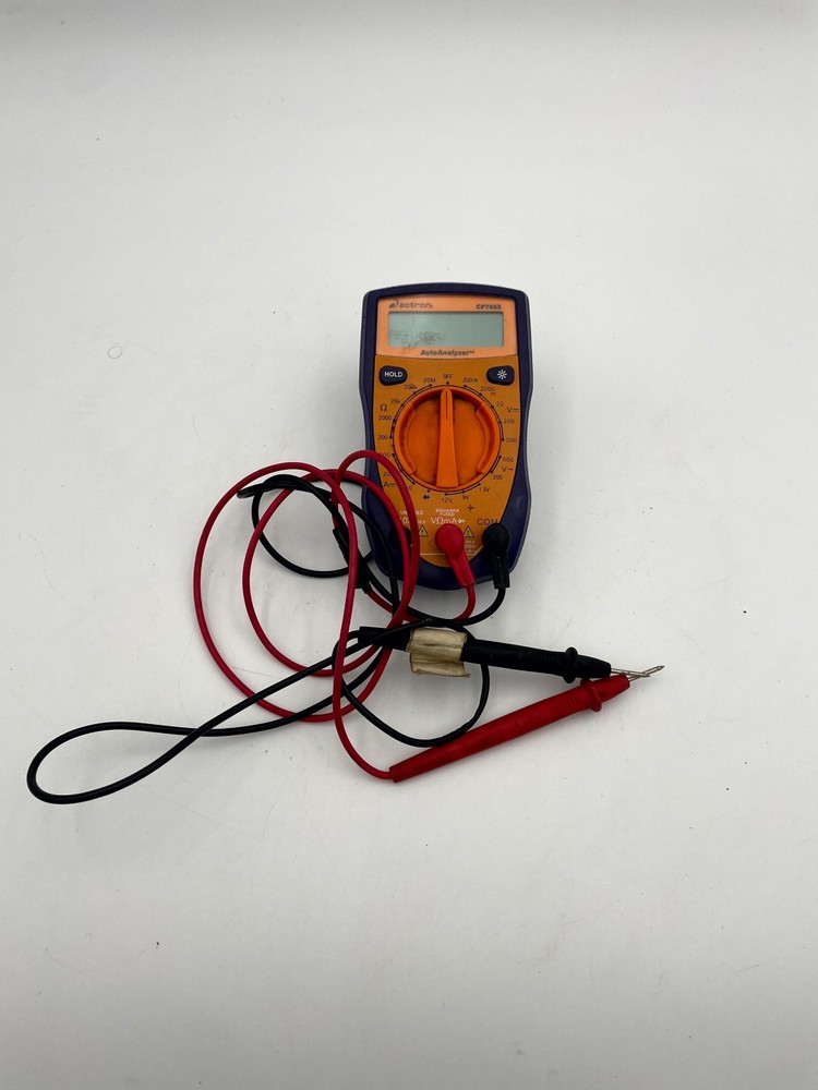 Actron CP7665 AutoAnalyzer Automotive Multimeter Orange Digital Backlit Display
