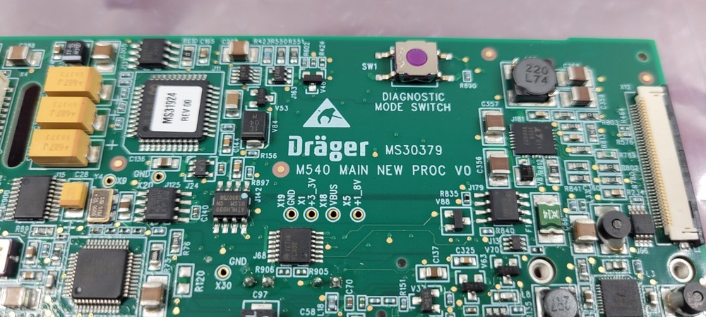 DRAGER M540 MAIN NEW PROC V0 MS30379 REPLACEMENT PCB