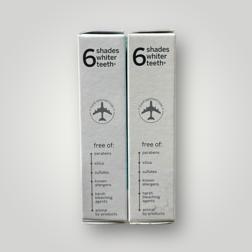 2 Supersmile Whitening System Toothpaste Accelerator & Original Mint .21 Oz Each