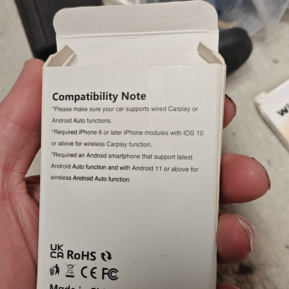 Wireless CarPlay Adapter Bluetooth USB Port for Android Auto and iPhone