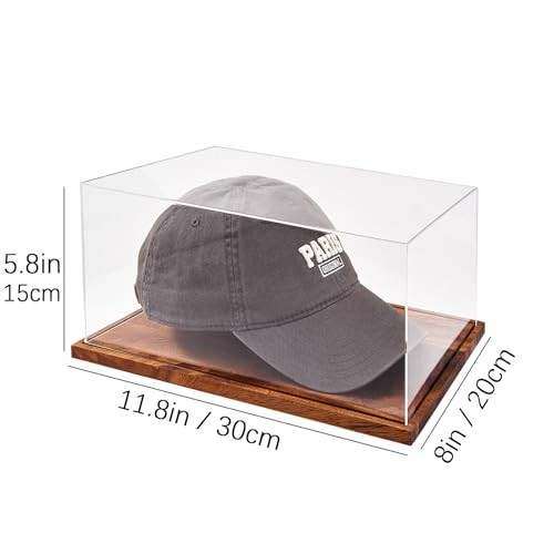 Hat Display Case, No Assembly Required Clear Acrylic Baseball Cap 1 Pack Cap