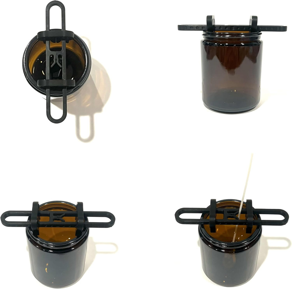 Adjustable Candle Wick Centering Tool Kit with Magnetic Placement for Jars Cups