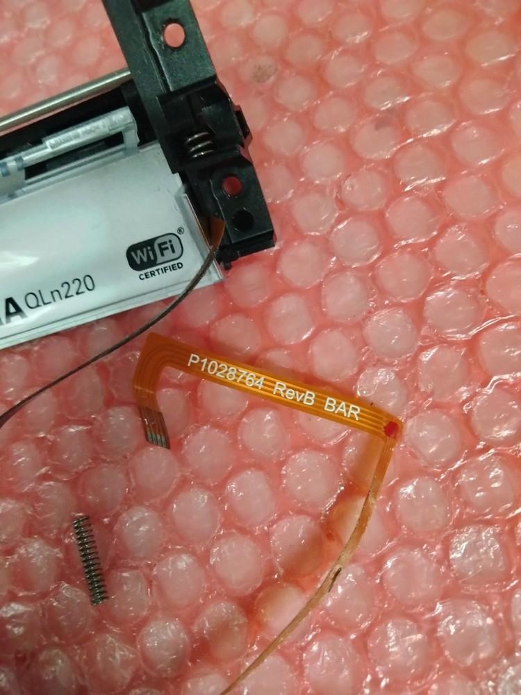 ZEBRA P1028764 BAR SENSOR FLEX CABLE WITH HOLDER