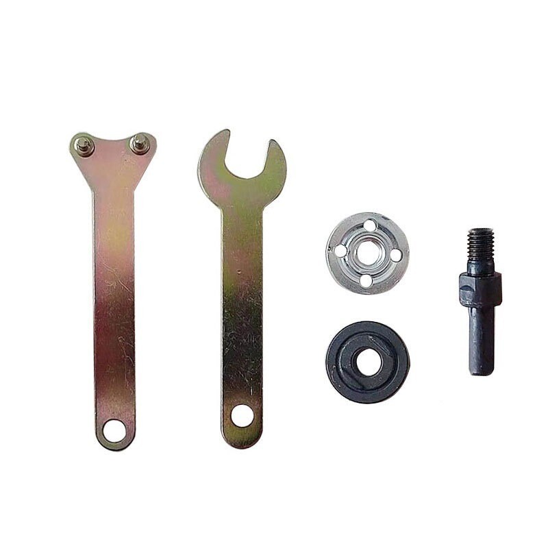 Angle Grinder Single Open Ended Metal Spanner Wrench 5 in 1 Set