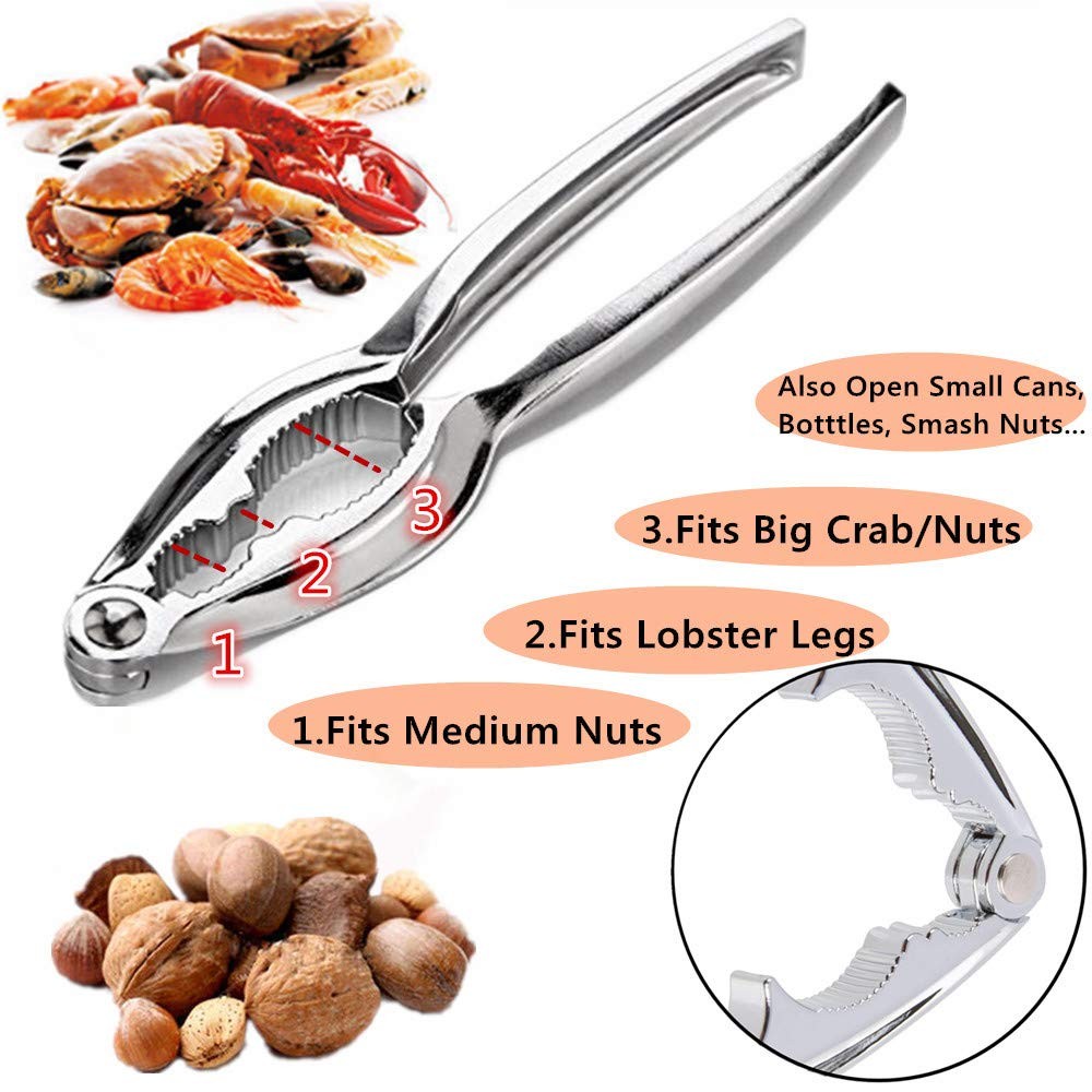 Seafood Crackers Tools Nutcrackers tools, Crab Nut Lobster Silver