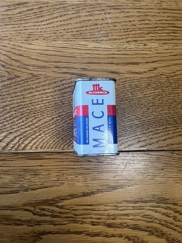 Vintage Mccormick Ground Mace Spice Tin