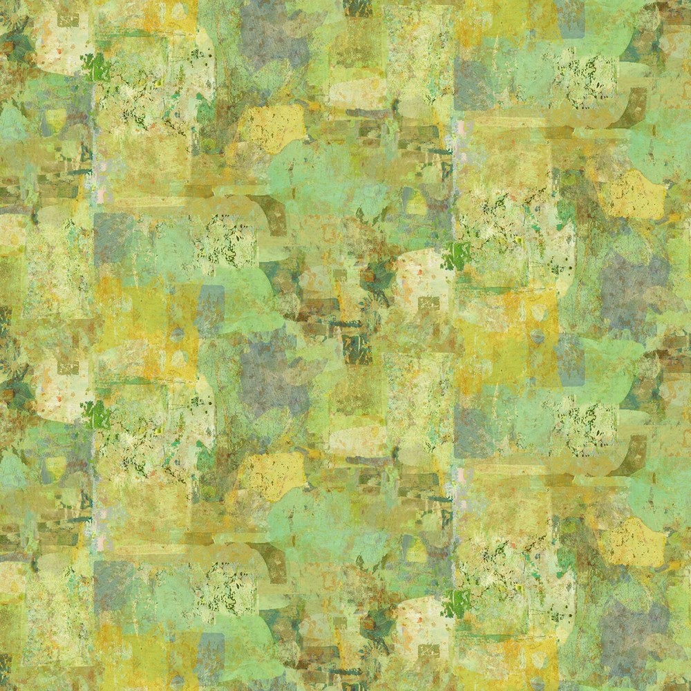 Multi Color Painter's Joy Digital Collage, Clothworks 44" Wide BTY