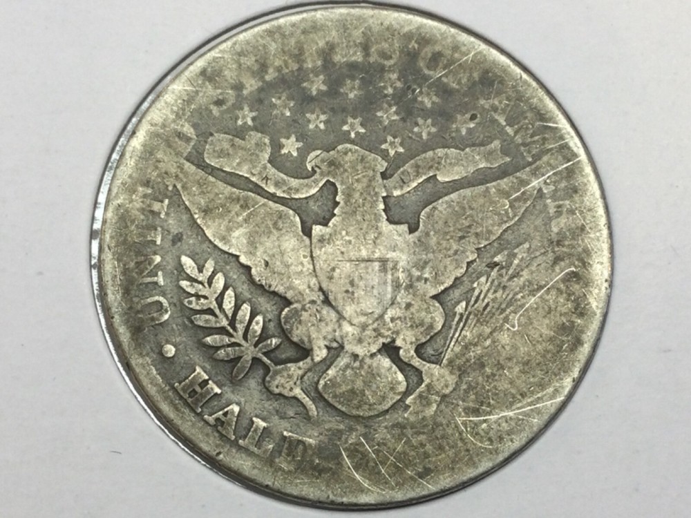 1892 Barber Half better price