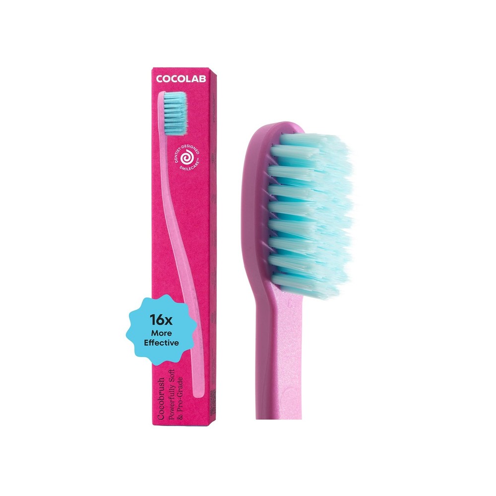 Cocobrush Ultra Soft Toothbrush by , Compact Head Bristles for Teeth Cleaning...