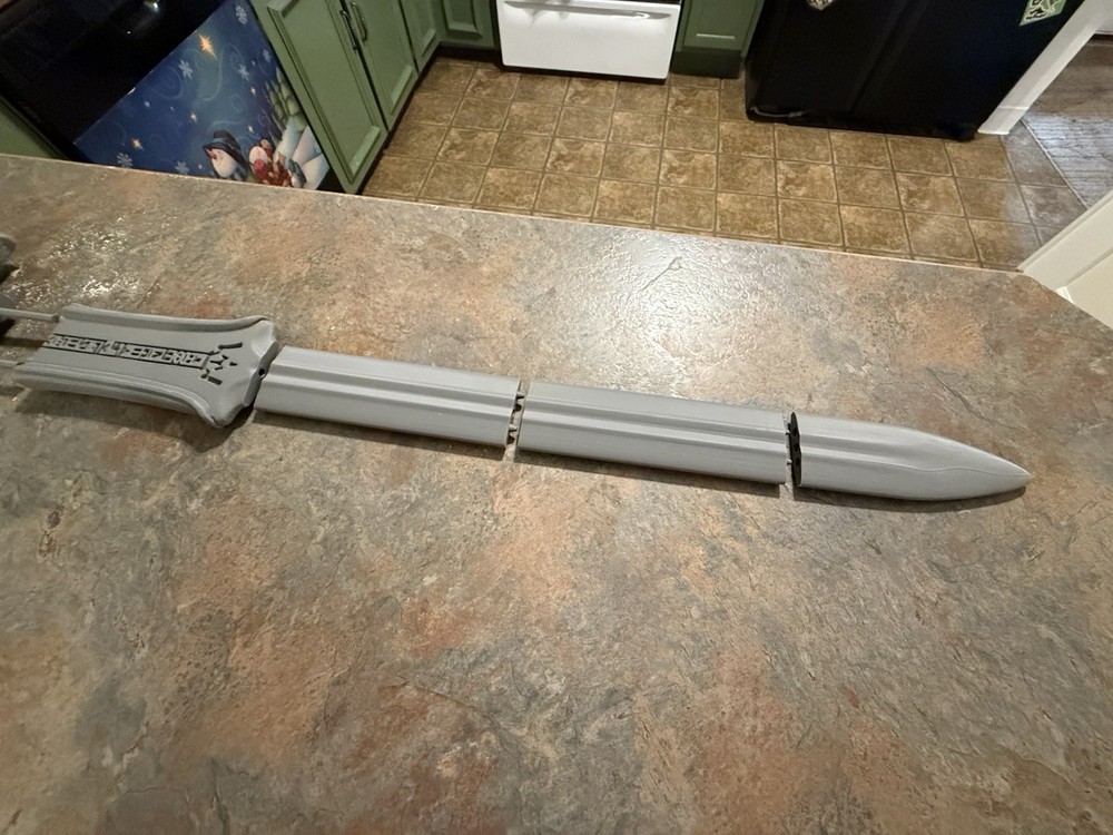Conan Atlantean Sword- 3D Printed - DIY - UNPAINTED Full Scale