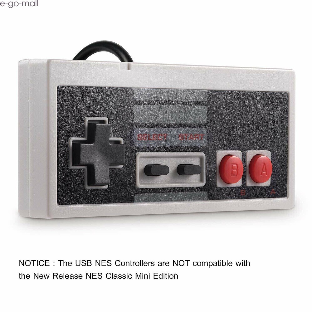 2Pack NES Retro USB Classic Controller Joypad Gamepad For PC/MAC Nintendo Games