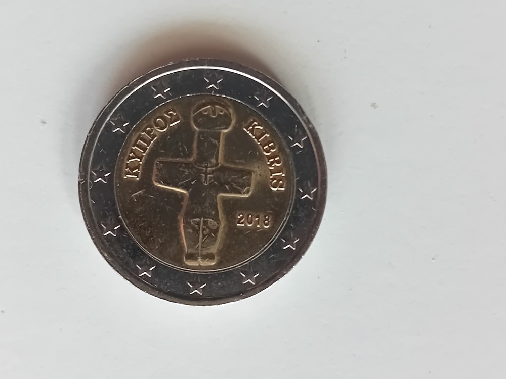 Cypriot 2 euro coin 2018