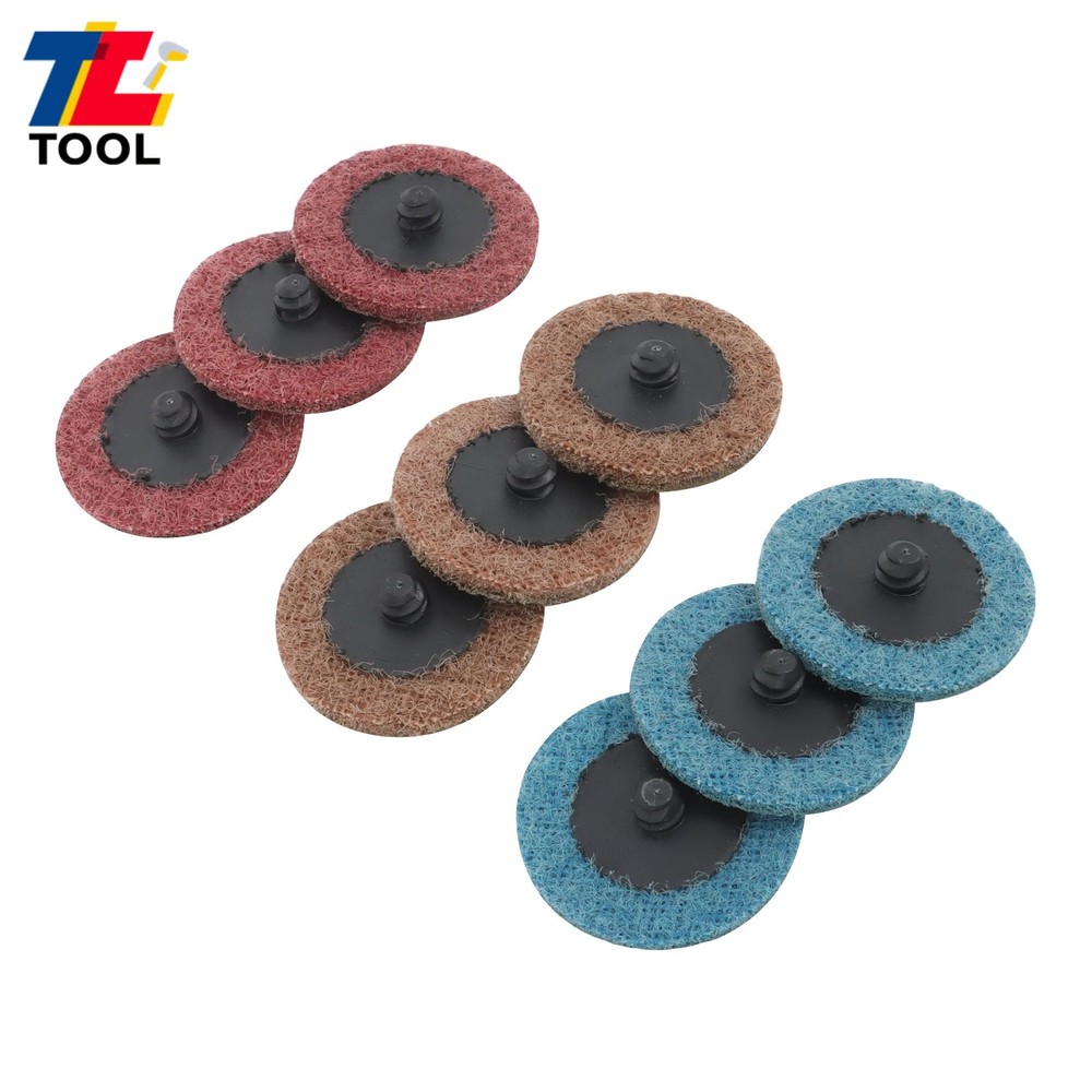 150 Pcs 2" Quick Change Fine Medium Coarse Sanding Pads Die Grinder Accessories