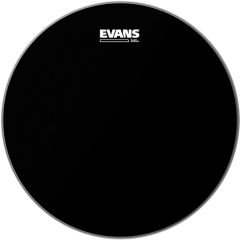 Evans Black Chrome Tom Batter Drumhead 13 in.