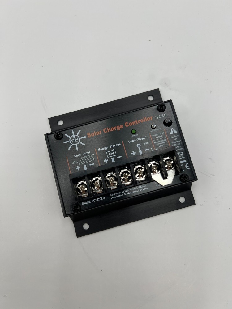 KISAE SC1220LD Technology Solar Charge Controller 20A Max 17.5VDC Nominal Input