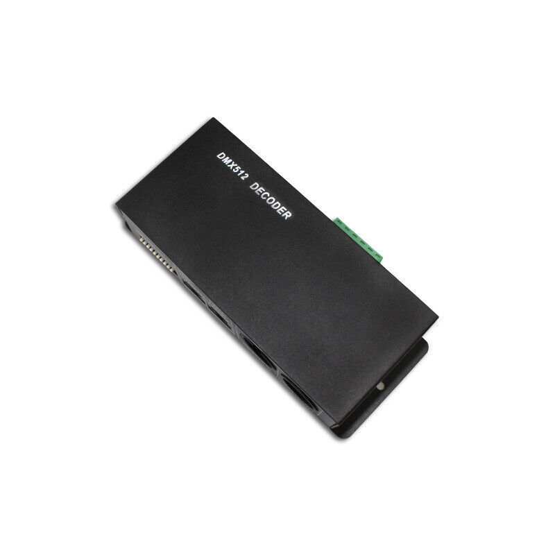 DMX512 12V 8A 4 Channels Decoder Controller for 5050 RGB LED Light Strip Lamp US