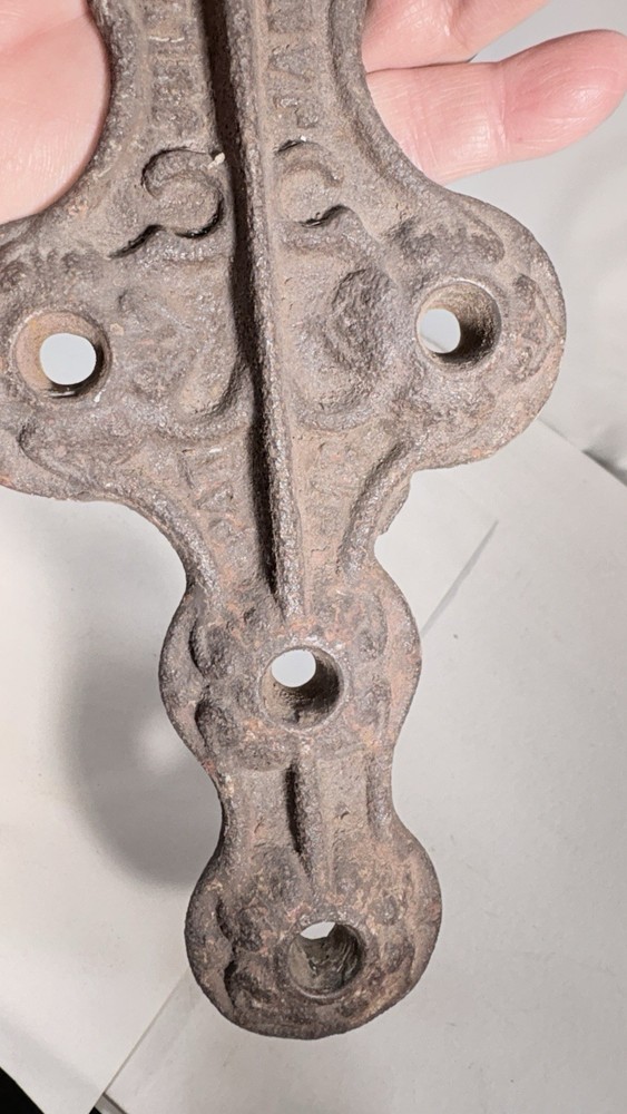 Antique Cast-Iron Blacksmith Hardware 1885 U