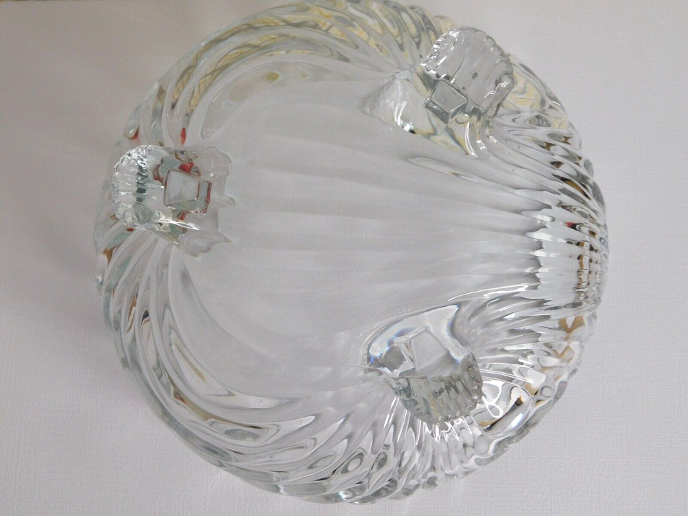 Cambridge Krystdshell Clear Glass Candy Dish 6" - 3 Footed