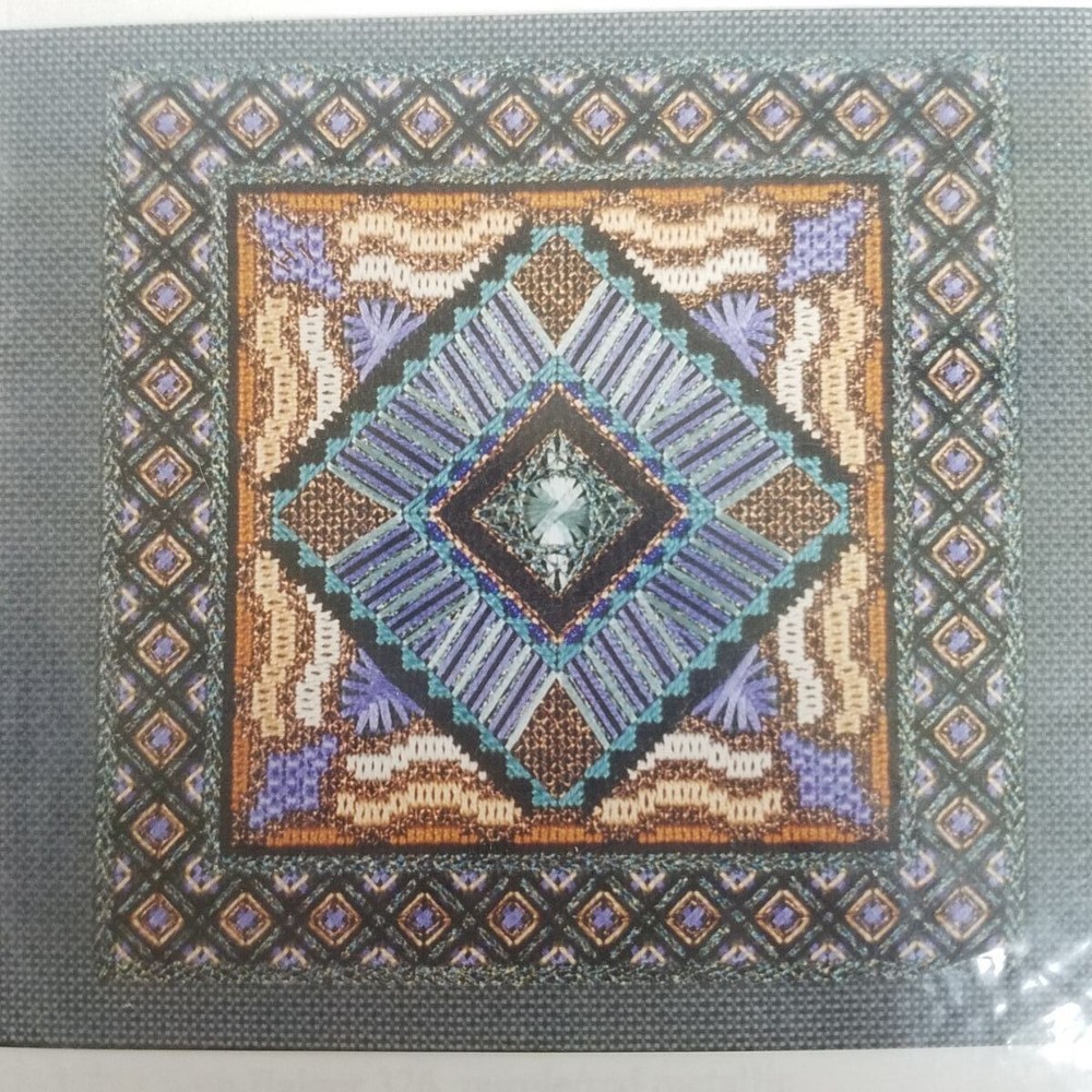 Jean Hilton Colonial Patch Needlepoint Pattern Square