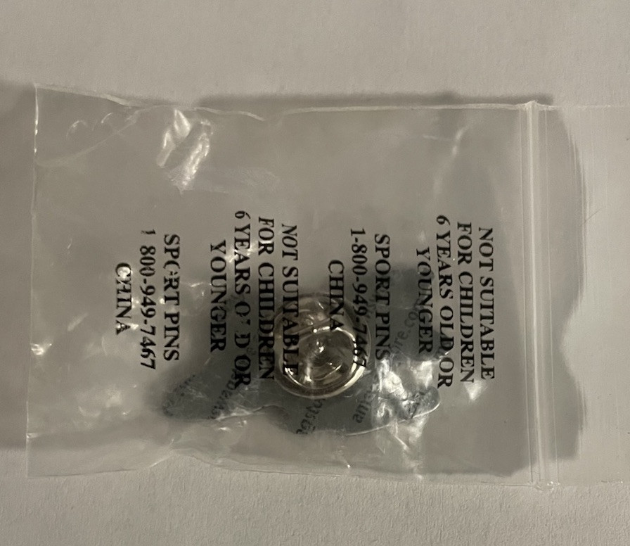 Peccy On A Jet Amazon Pin