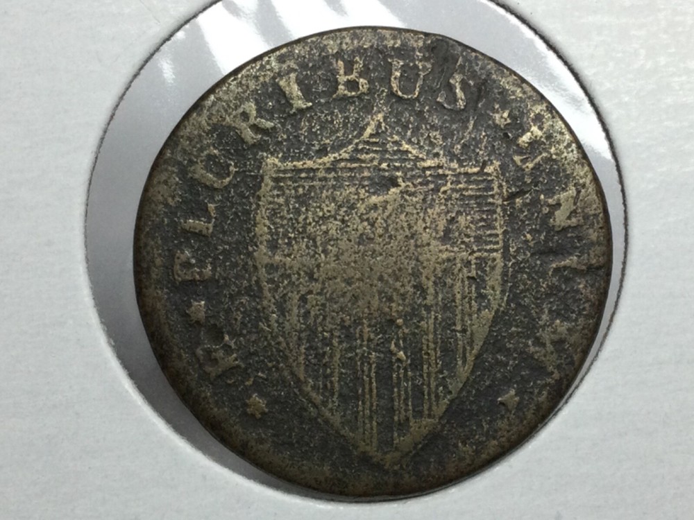 1787 New Jersey Colonial Copper 43-Y