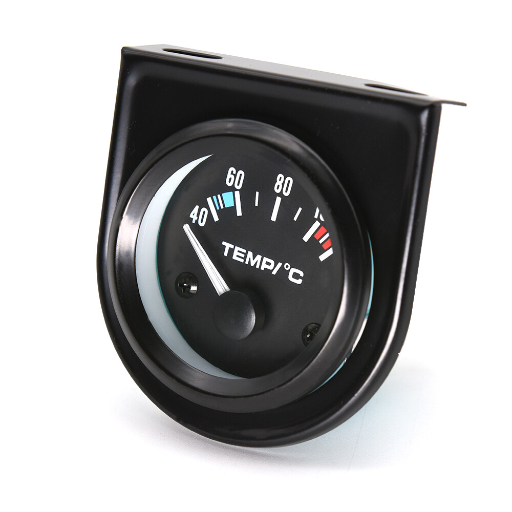 2'' 52mm Pointer White Digital LED Electronic Water Temp Temperature Gauge 12V
