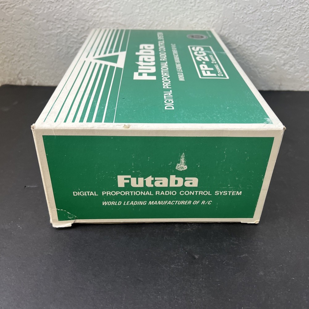 FUTABA MODEL FP-2GS DIGITAL 2 CHANNEL RADIO CONTROL Missing Servos Open Box